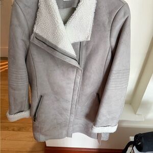 Calvin Klein Light Gray Teddy Jacket